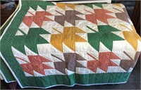 Antique Maple leaf quilt