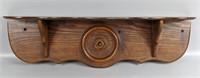 Antique Oak Wall Shelf (30" length)