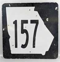Decommissioned Georgia Hwy. 157 Sign