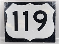 Decommissioned Hwy. 119 Sign