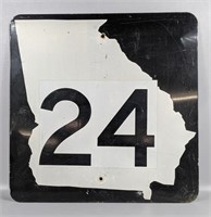 Decommissioned Georgia Hwy. 24 Street Sign