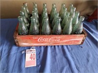 Coca-Cola Bottles in Wood Crate