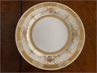 Tiffany Coalport White & Gold Dinner Plates (11)