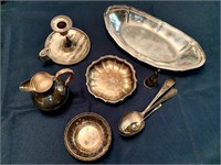 Group of Silver Plate Pcs