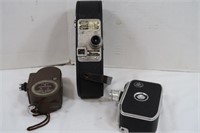 Vintage Movie Cameras-Keystone B-1 `16mm,Bolex
