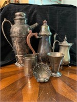 Lot of Silver Plate Holloware