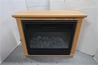 Heat-surge Elec Fireplace w/Amish made