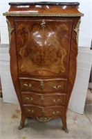 Louis XV Style Secretary Desk w/Marble Top/3