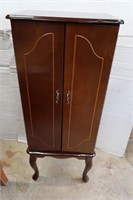 Wood Jewelry Armoire-16Wx14Dx40'H