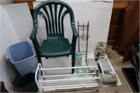 Misc Lot-Shoe Rack, Plastic Chair&more