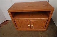 Pressed Wood TV Stand-29.5Wx16.5Dx25'H&Wooden