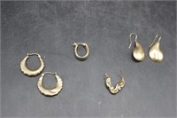 Assorted Gold Earrings