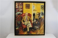 "Portrait of Luther Mills" by Nancy L Hoehn