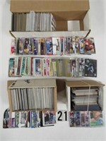 3 ASSTD. BOXES OF BB & FB ROOKIE CARDS: