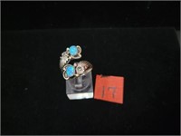 Sterling silver Native Amercian Opal ring SZ 8