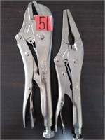 2pc Irwin Vice-Grip Locking Pliers