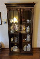 Ethan Allen Wood Curio Cabinet, Cabinet Only