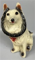 Vintage Chalkware Dog Figurine