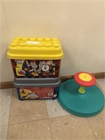Children's Toys (Legos & Spinner)