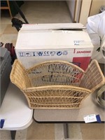 Basket & Janome Sewing Machine in Box