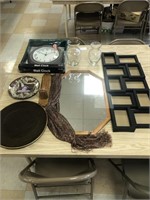 Assorted Wall Home Décor (Picture Frames, Mirror,