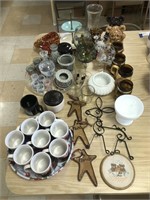 2 Decanter Sets & Assorted Mugs & Glasses