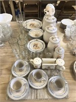Assorted Glasses, Canisters, Dishes, Etc (Tienshan