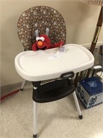 High Chair & Elmo Stuffed Animal