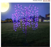 7Ft LED 600L Dot Light Purple Willow Tree