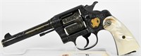 RARE Engraved & Inlayed Colt New Service Revolver