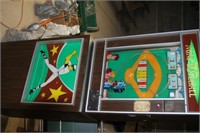 vintage working Mini Baseball pinball game