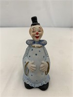 Porcelain clown bell happy clown with hands on