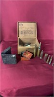 Box of bullets and a wallet