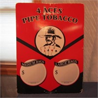 4 Aces Pipe Tobacco Sign.