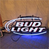 Neon Bud Light Beer sign.