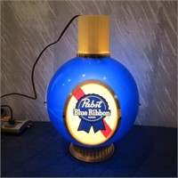Pabst Beer lighted sign.