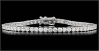 $32,400 18k Gold 5.30cts Diamond Bracelet