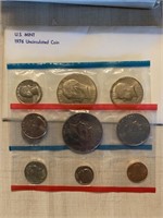 1976 P&D UNC COIN SET