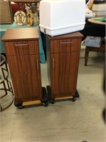 Two cabinets with soft close drawers