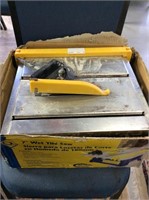 7 inch wet tile saw