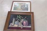 Two Framed Pictures