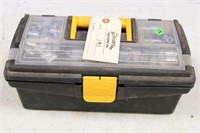 Assorted Sockets and Plastic Tool Box
