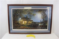 Terry Redlin "Autumn Traditions" Signed Framed
