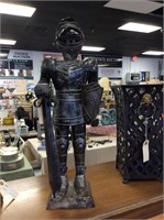 Armor suit soldier statue