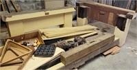 Deconstructed Early 1900s Brunswick Pool Table
