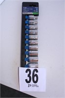 (10) Pc Metric Kobalt Sockets Set (U231)