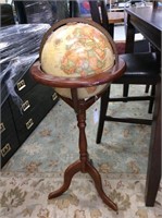 Bombay Company world globe in stand
