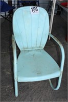 Vintage Metal Chair (U233)