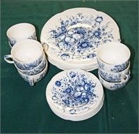 England Plates, Cups, Saucers