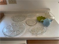 Serving Platters, Glassware